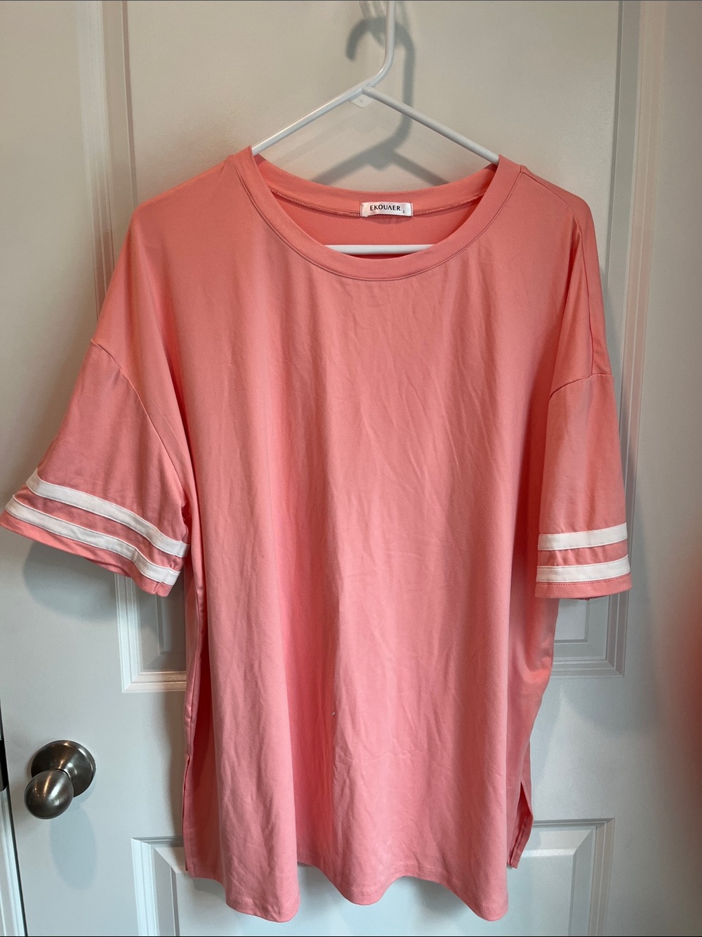 Equator Pink Short Sleeve Crewneck Top